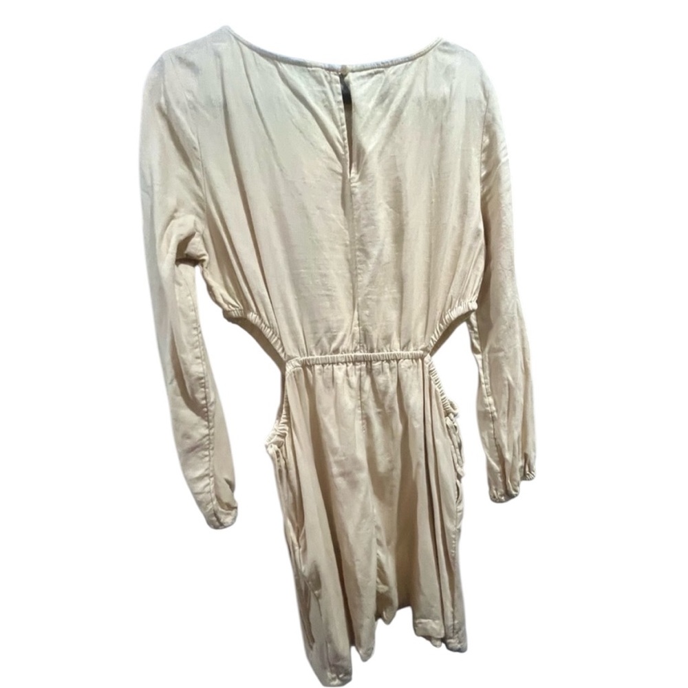 Universal Thread Neutral Linen-Blend Balloon Slee… - image 2